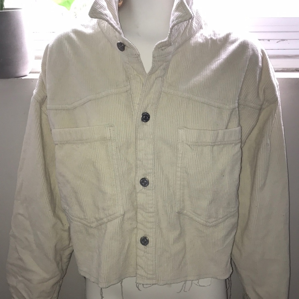 Urban Outfitters Beautiful jacket off white corduroy